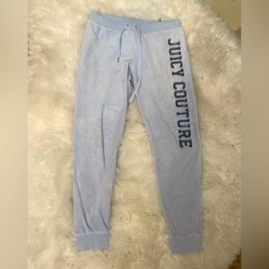 Authentic Y2K Juicy Couture Blue trackpants size S